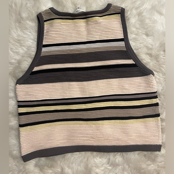 Aritzia Babaton Striped Multicoloured Tank - Picture 3 of 4